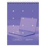 Блокнот BG "Office book" на спирали, А5, 60 листов в клетку, фото 4