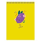 Блокнот  BG "На позитиве" на спирали, А5, 80 листов в клетку, фото 5