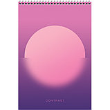 Блокнот BG "Mono circle" на спирали, А4, 80 листов,твердая подложка, в клетку, фото 2