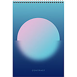 Блокнот BG "Mono circle" на спирали, А4, 80 листов,твердая подложка, в клетку, фото 4