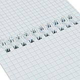 Блокнот BG "Для конференций" на спирали, А6, 60 листов в клетку, синий, фото 4