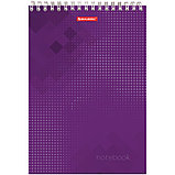 Блокнот BRAUBERG "Бизнес" на спирали, А4, 80 листов, твердая подложка, в клетку, фото 5