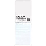Блокнот STAFF, 4 вида, на спирали, А5, 60 листов, твердая подложка, в клетку, фото 7