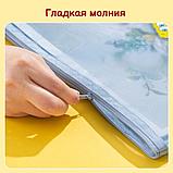 Папка-конверт на молнии Deli "SpongeBob", А4, сетка, ПВХ, ассорти, фото 4