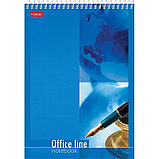 Блокнот Hatber "Office Line" на спирали, А5, 60 листов, твердая подложка, в клетку, фото 2