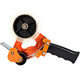 Диспенсер для упаковочной ленты DELI, металлический (ширина ленты до 60 мм), оранжевый, фото 6