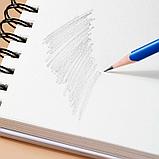 Скетчбук DELI "Finenolo ", А4, 60 л., 160 г/кв.м., жесткая подложка, на боковой спирали, фото 4