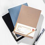 Ежедневник недатированный Deli "Trouvaille" А5, 192 страницы, мягкая обложка, на резинке, коричневый, фото 5