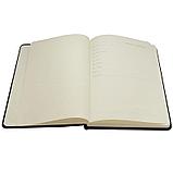 Ежедневник недатированный Deli А5, 160 страниц, кожзам, черный, фото 4