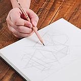 Скетчбук DELI "Finenolo ", А5, 40 л., 160 г/кв.м., красный, фото 4