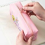 Пенал 1 отделение Deli "SpongeBob", 210х60х60 мм, на молнии, ассорти, фото 2