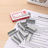 Скобы DELI для степлера №24/8 (50 листов), 500 шт/кор, фото 2