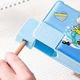 Пенал 2-х сторонний Deli "SpongeBob" + точилка, 235х80х30 мм, пластик, ассорти, фото 5