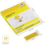 Пластилин Гамма "Юный художник" 10 цветов, 140 гр., со стеком, картон, фото 3