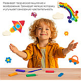 Пластилин Гамма "Юный художник" 10 цветов, 140 гр., со стеком, картон, фото 6