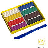 Пластилин Гамма "Юный художник" 8 цветов, 112 гр., со стеком, картон, фото 3