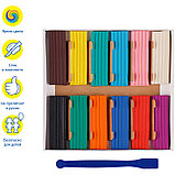 Пластилин Мульти-Пульти "Енот в сказке" 12 цветов, 144 гр., со стеком, картон, фото 4