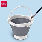 Ведерко DELI, для мытья кистей, складное, фото 2