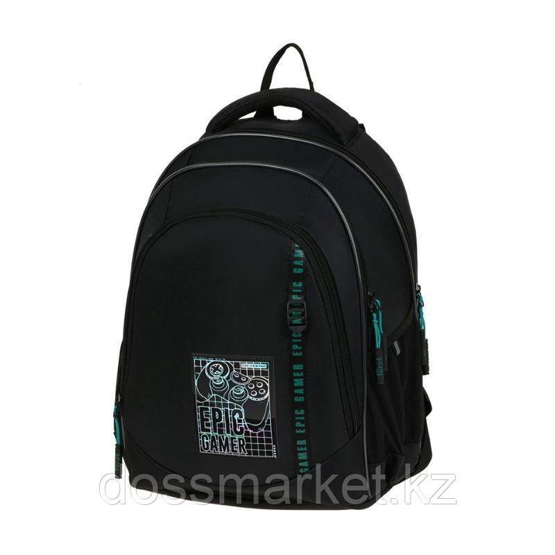 Рюкзак Först F-JUNIOR "Epic gamer" 38х29х18 см, 3 отделения, 2 кармана, эргономичная спинка, фото 1
