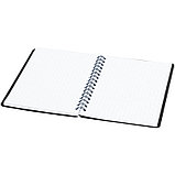 Записная книжка BG "Base" А6, 60 листов на гребне, черная пластиковая обложка, клетка, фото 4