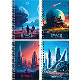 Записная книжка BG "Future style" А6, 80 листов на гребне, клетка, фото 2