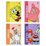 Записная книжка DELI "SpongeBob" на спирали, B5, 60 листов в линейку, ассорти, фото 2