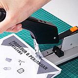 Степлер мощный DELI до 210 листов (скобы №23/6 - 23/25 ) ассорти, фото 6