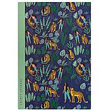 Записная книжка Greenwich Line "Vision. Lovely leopard", А5 80 л., кожзам, тон.блок, цв.срез, клетка, фото 2