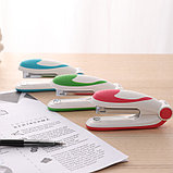 Степлер DELI, пластиковый корпус до 15 листов, ассорти, фото 3