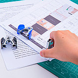 Степлер DELI "0355" до 20 листов + скобы + антистеплер в наборе,  ассорти, фото 5