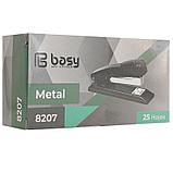 Степлер металлический "8207" до 20 листов, черный, фото 3