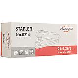 Степлер металлический "8214" до 25 листов, ассорти, фото 4