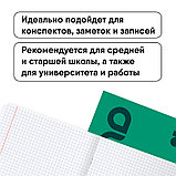 Тетрадь общая BG "Monocolor. Green trend", А5, 48 листов в клетку, на скрепке, фото 6
