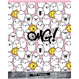 Тетрадь общая BG "No rules", А5, 40 листов в клетку, лист белый,  выб. лак, на скрепке, фото 5