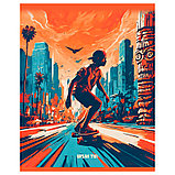 Тетрадь общая BG "Urban", А5, 48 листов в клетку, на скрепке, фото 3