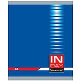 Тетрадь общая BRAUBERG "Inday", А5, 48 листов в клетку, на скрепке, фото 3