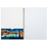 Тетрадь общая Hatber "CITYSCAPE", А4, 100 листов в клетку, глянцевый лак, карман, на спирали, фото 3
