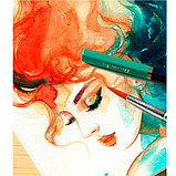 Карандаши акварельные Deli "Finenolo", 24 цвета, в метал. коробке, фото 7