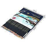 Карандаши акварельные DELI "Nuevo", 24 цвета, круглые, липа, картон, фото 4