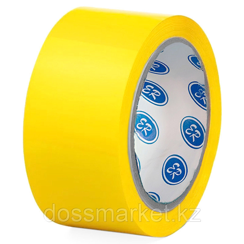 Клейкая лента упаковочная 48 мм х 50 м, желтая, фото 1