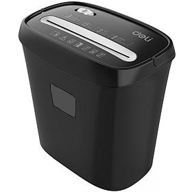 Шредер Deli, 3 уровень секретности (5х38мм), 8 листов, 15 литров