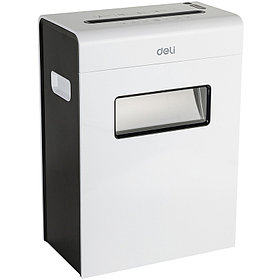 Шредер Deli, 4 уровень секретности (3х16 мм), 6 листов, 16 литров