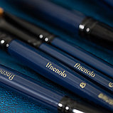 Набор кистей DELI "Finenolo", круглая №2, плоская №6,8, овальная №6,8,10, синтетика, 6 штуки в уп., фото 2