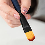 Набор кистей DELI "Finenolo", круглая №2, плоская №6,8, овальная №6,8,10, синтетика, 6 штуки в уп., фото 3