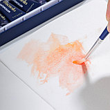 Набор кистей DELI "Finenolo", №3, круглая, березовая ручка 30 см, 6 штуки в уп., синтетика, фото 3