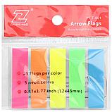 Закладки клейкие "Sticky", 12 х 45 мм, пластиковые, 5 цв. х 25 листов, фото 3