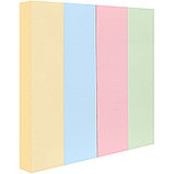 Закладки клейкие DELI 50 х 12 мм, бумажные, пастель, 4 цв х 100 листов, фото 2