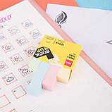Закладки клейкие DELI 50 х 12 мм, бумажные, пастель, 4 цв х 100 листов, фото 4