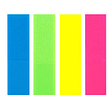 Закладки клейкие Office Space 12 х 45 мм, пластиковые, 4 цв х 20  листов, фото 2