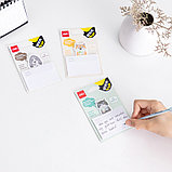 Клейкие листки DELI "Stick Up" Animals, 75х84 мм, 25 листов, фото 2